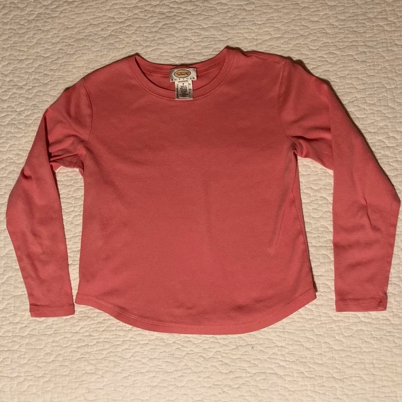 Talbots Petites Long Sleeved Pima Cotton T-Shirt | Size P | Soft Pink - Picture 1 of 6